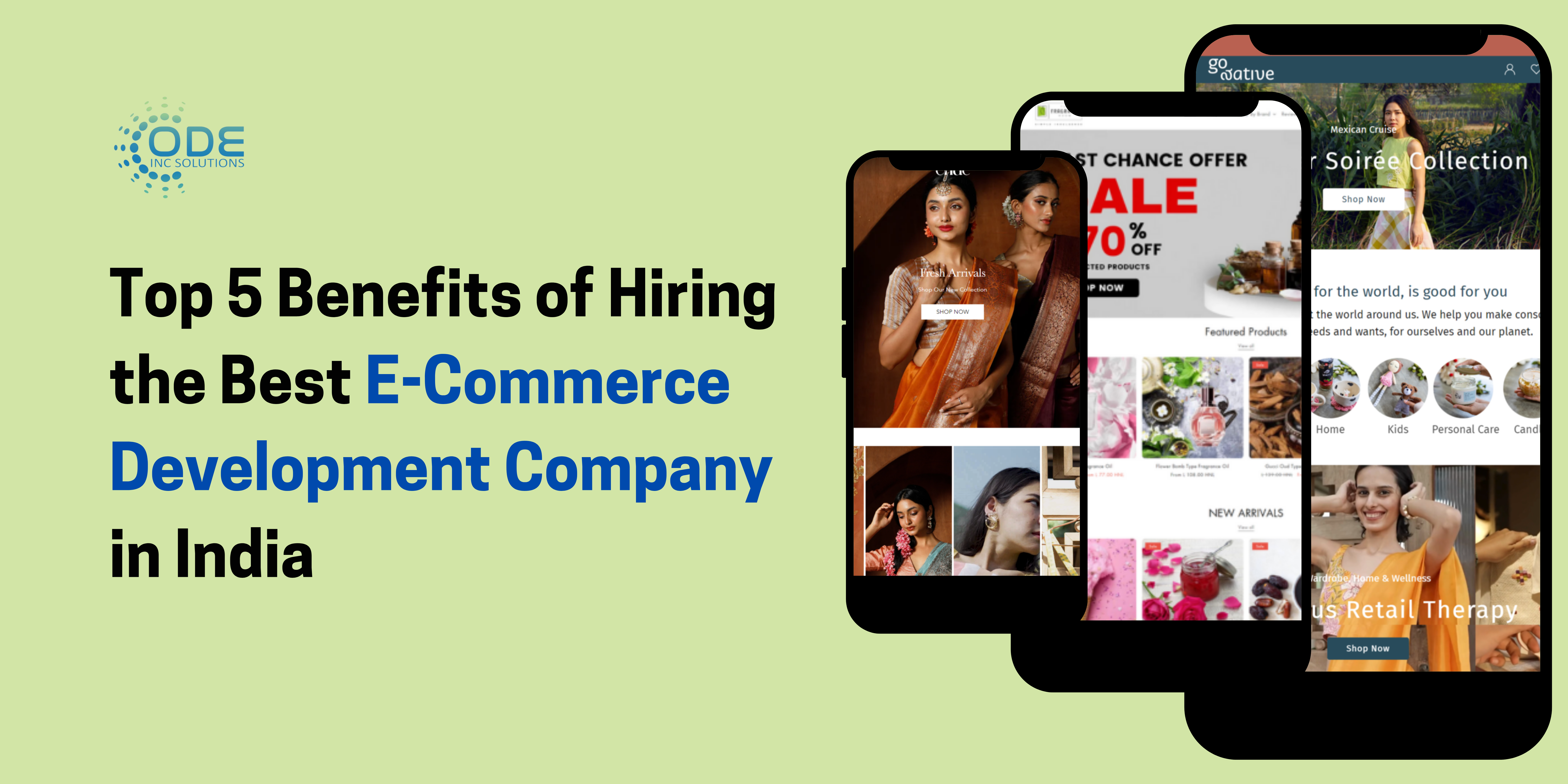 Top 5 Benefits of Hiring the Best E-Commerce Development Company in India